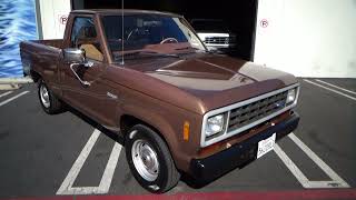 1985 Ford Ranger test drive at Laguna Classic Cars 1985 Ford Ranger For Sale