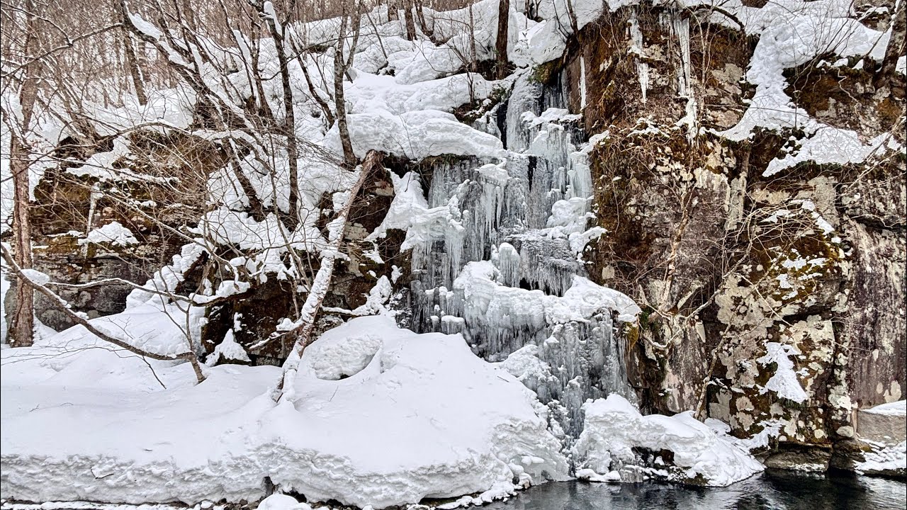 2025年2月7日】奥入瀬渓流〜十和田湖ドライブ【寒波で氷瀑成長中
