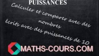 puissances en quatrième