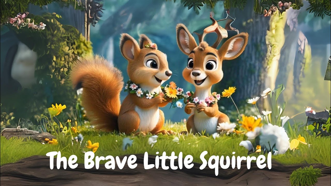 The Brave Little Squirrel | Moral story |Bedtime stories 3 @BabyGiggles ...