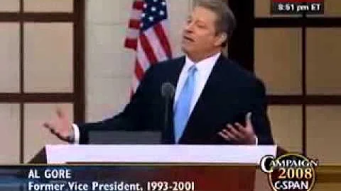 Al Gore sings "Ball of Fire" by Paul Shanklin