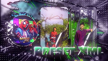 NEW XML FILE 🔥 || ALIGHTMOTION ☑️ || PRESET XML BY @Miraz9t6 ❤️🌼