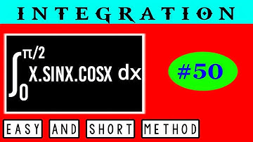 lim 0→π/2 ∫X.Sinx.Cosx dx || Video - 50 || Definite integration lim 0→π/2 ∫X.Sinx.Cosx ||@Ronak_