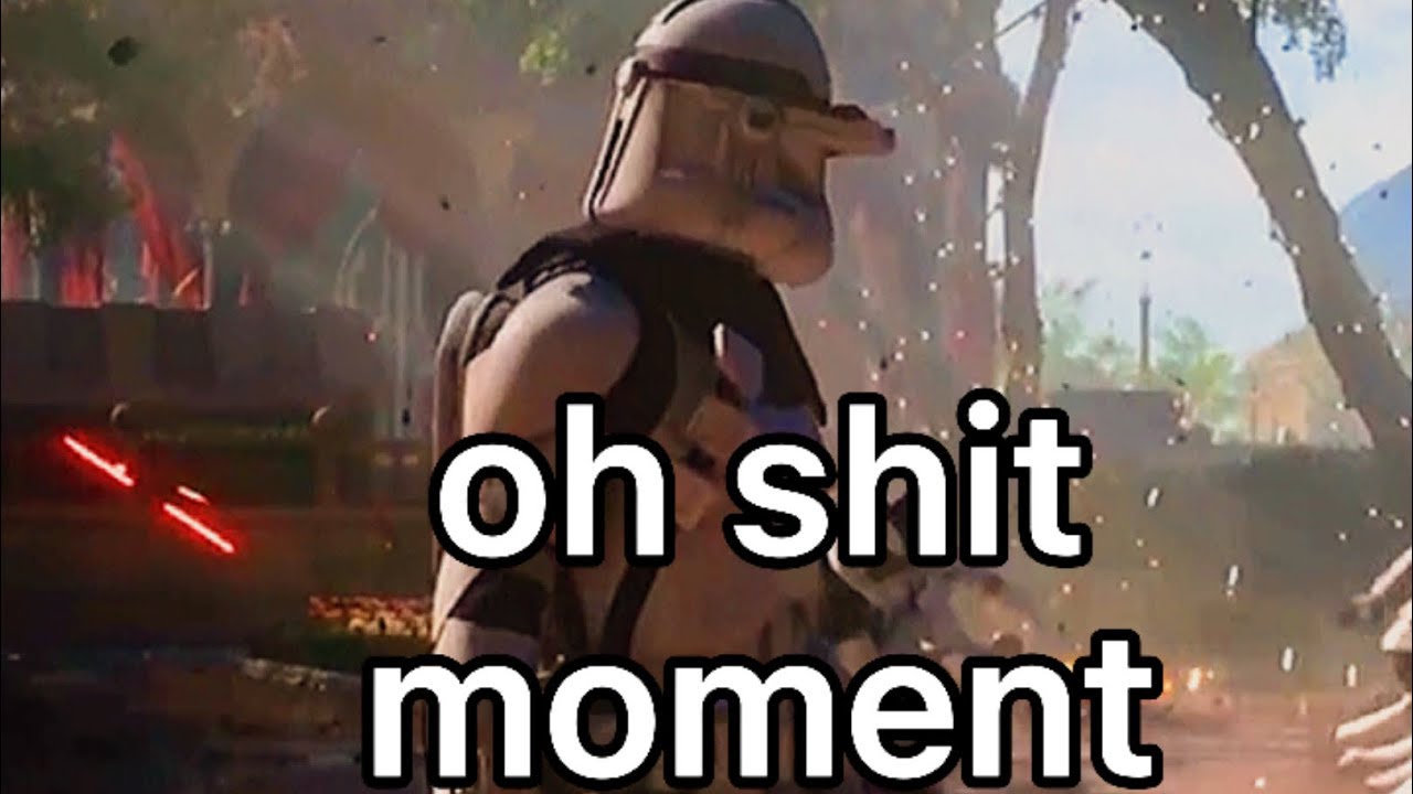 When you see a Villain come at you in Battlefront 2 Be Like 
