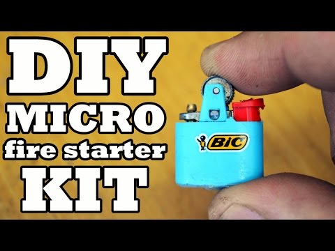 How To Make: Micro Fire Starter KIT