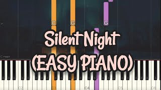 Silent Night - Franz Gruber | Christmas Carol | X'mas Song (Simple Piano, Piano Tutorial) Sheet 琴譜