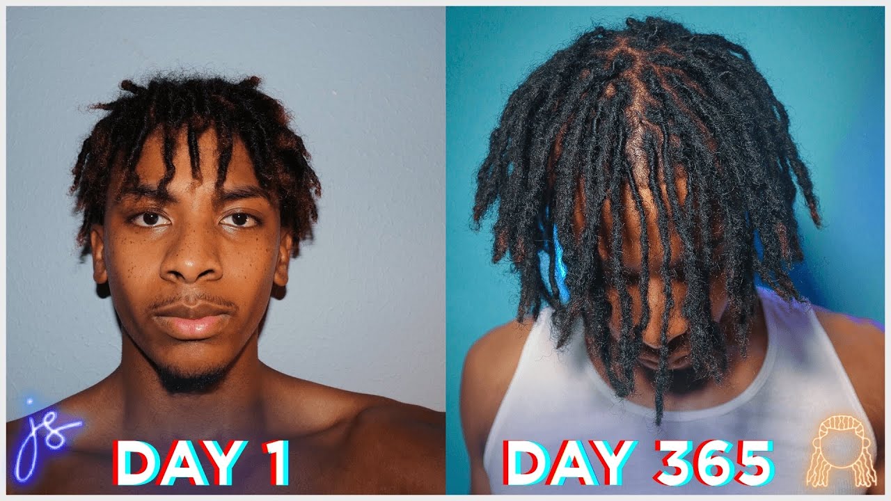 1 Year High Top Dread Growth Timelapse