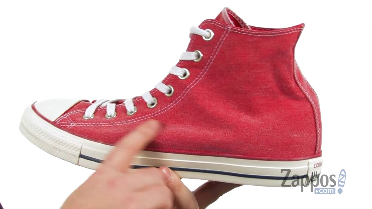 converse stonewashed red