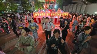 盆ギリ恋歌 〆太鼓 2025年赤坂山王日枝神社盆踊り19終 「山王