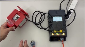 Portable RCD Test Using Wavecom TnT RCD