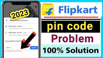 no seller ships to this pin code | Flipkart pin code problem |pincode problem solved | only 2 minute