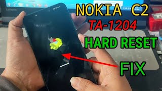 nokia C2 hard reset/nokia TA-1204 hard reset/ no command fix