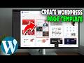 How to create wordpress page template (2026 Update)