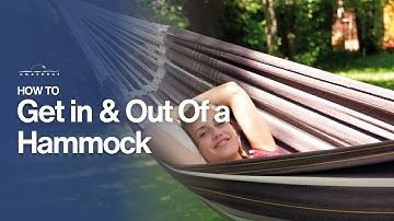 How To Get In & Out Of A Hammock Easily