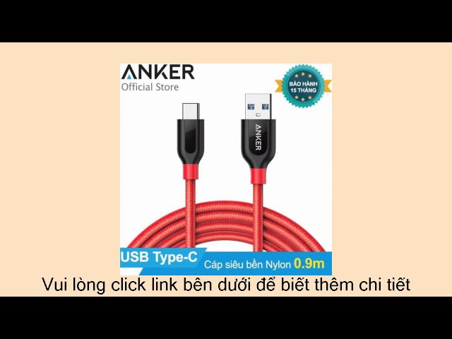 kiểm tra giá Cáp siêu bền Type C ANKER PowerLine+ USB-C ra USB 3.0 dài 0.9m