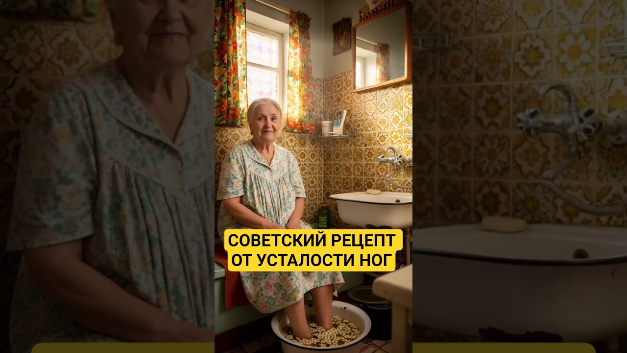 Советский рецепт от усталости ног 