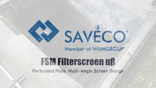 Saveco Fsm Filterscreen Αβ Perforated Plate, Multi Angle Screen Desig
