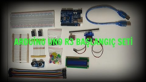 Arduino uno r3 başlangıç seti