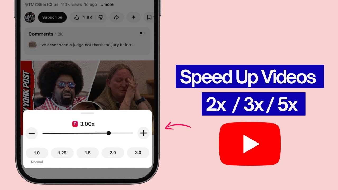 How to Speed Up YouTube Videos | Watch in 2x 3x 5x - YouTube