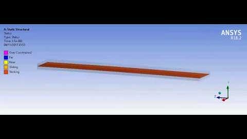 Ansys Mechanical bonded plates adhesion failure