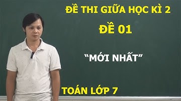 TOÁN 7- ĐỀ 1 - ĐỀ THI GIỮA HỌC KÌ 2 TOÁN 7 NĂM 2024-2025. ÔN TẬP HỌC KÌ 2 SGK MỚI KNTT