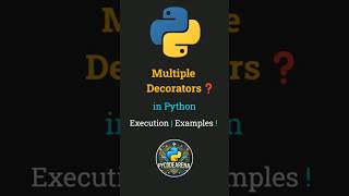🔄Python Multiple Decorators | Multiple Decorators in Python | Example #python #coding #shorts #short