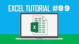 Excel Tutorial #89:  Moving Right between Non-Adjacent Selections (Ctrl + →)