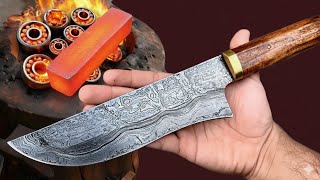 Forging a $2,000 Damascus Chef Knife Incredible Process