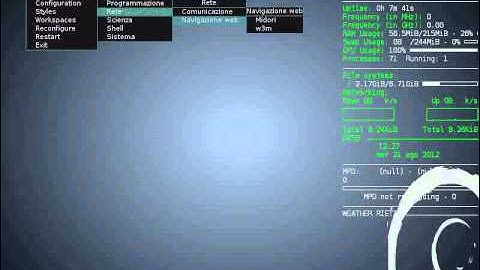 Raspbian-RaspberryPi+Fluxbox Window Manager