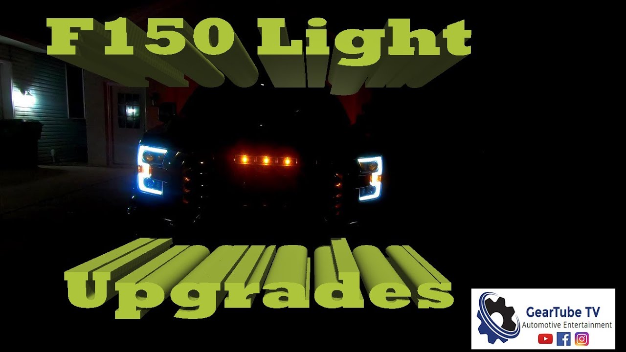 F150 Lighting Upgrades - NIGHT VIEW!