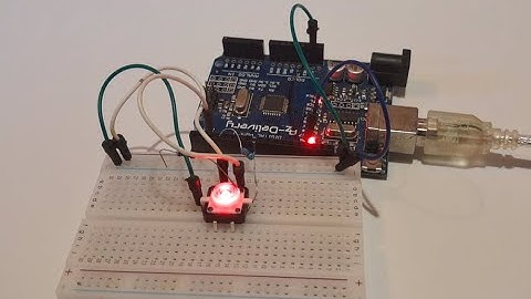 How to Use LED Tactile Button Using Visuino & Arduino