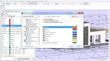 ARCHICAD Energy Evaluation - Customizing Model Review Colors