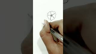 easy flower's drawing #drawing #easy #simple #like #share #subscribe #1lakh #follow #komal_arts