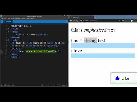 HTML Phrase tags and HTML comments (HTML Basics Part 4) 2020 latest