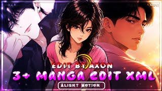 Top + 3 Tik Tok Trending Manga Edit [ Present + QR + XML ] in Alight Motion📱 🖇️ Link Description screenshot 1