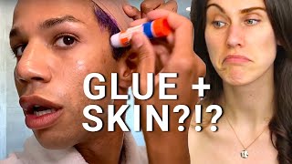 Esthetician Reacts To EXTRA 70-Step Drag Transformation | RuPaul’s Star Naomi Smalls Skincare