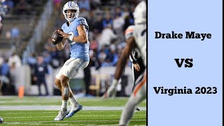 Drake Maye vs Virginia 2023