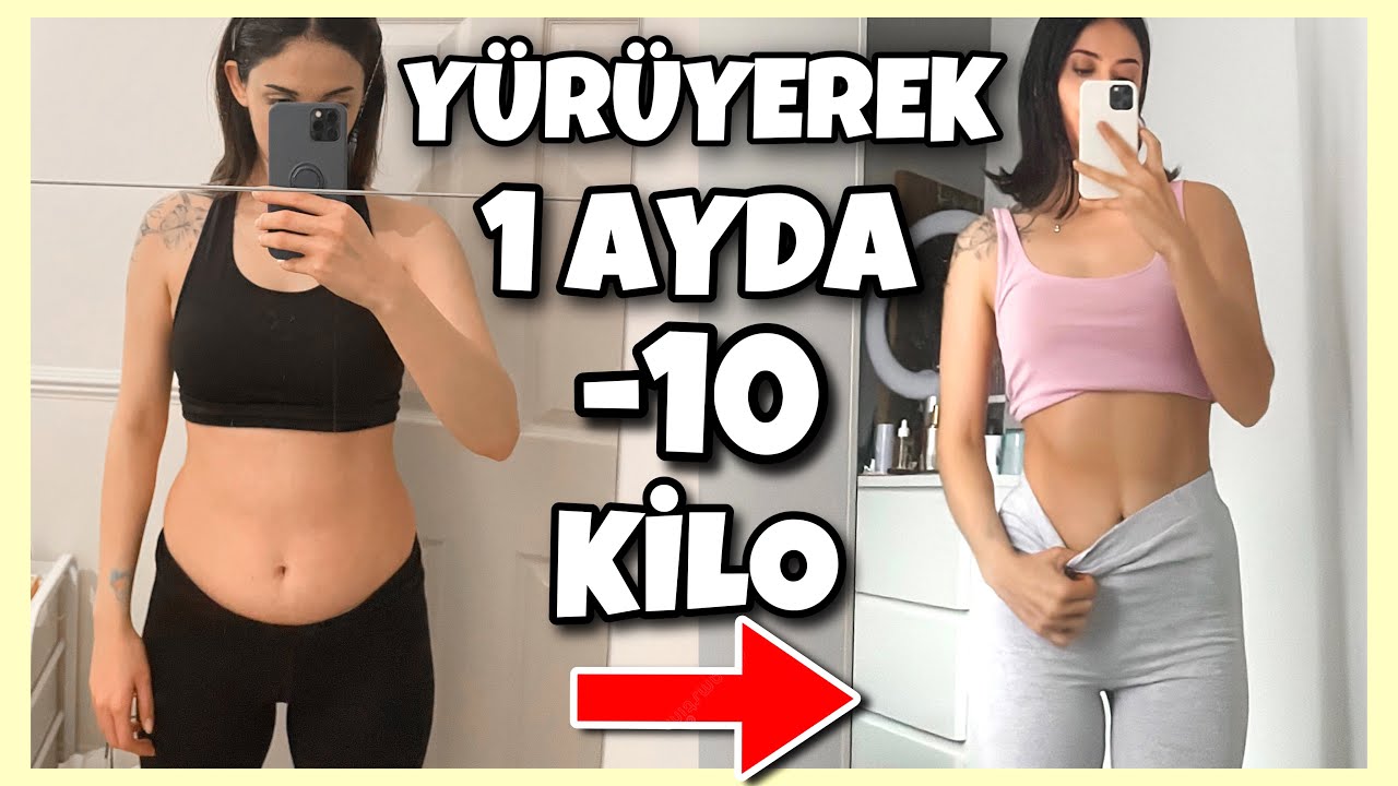YÜRÜYEREK 1 AYDA 10 KİLO VERDİM! Günde Kaç Adım Attım?