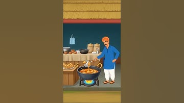 How to make a cartoon video | Samosa Talne Wala Cooking Scene Animation | AutoDraft AI Tutorial