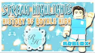 HISTORY OF CALLMEHBOB & ROYALE HIGH | LAUNCELOTDEV92  STREAM HIGHLIGHTS