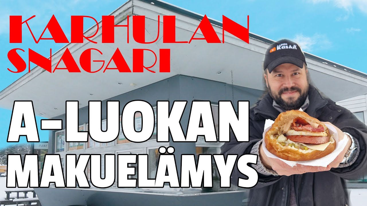 ESITTELYSSÄ ALKUPERÄINEN SNAGARI  - MAKUPOMMI - KOTKA