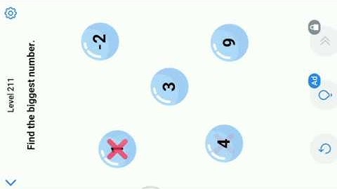 Easy Game Level 211 || Find The Biggest Number.