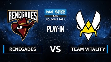 CS:GO - Renegades vs. Team Vitality [Overpass] Map 1 - IEM Cologne 2021 - Play-In