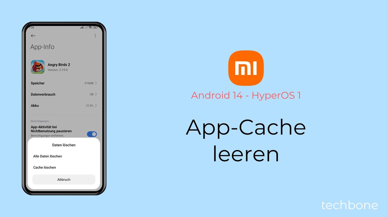 App-Cache leeren - Xiaomi [Android 14 - HyperOS 1]