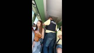 Kierowca autobusu, Niemcy , kontrola policji dwunasta w ciagu miesiaca