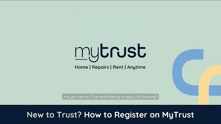 MyTrust: New Customer Registration
