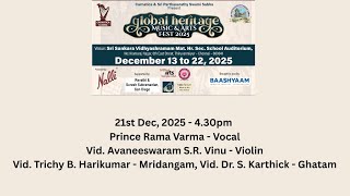 global heritage MUSIC & ARTS FEST 2025 l Prince Rama Varma & Party
