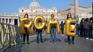 Golden Balloons in Vatican City, Holy See - Rome