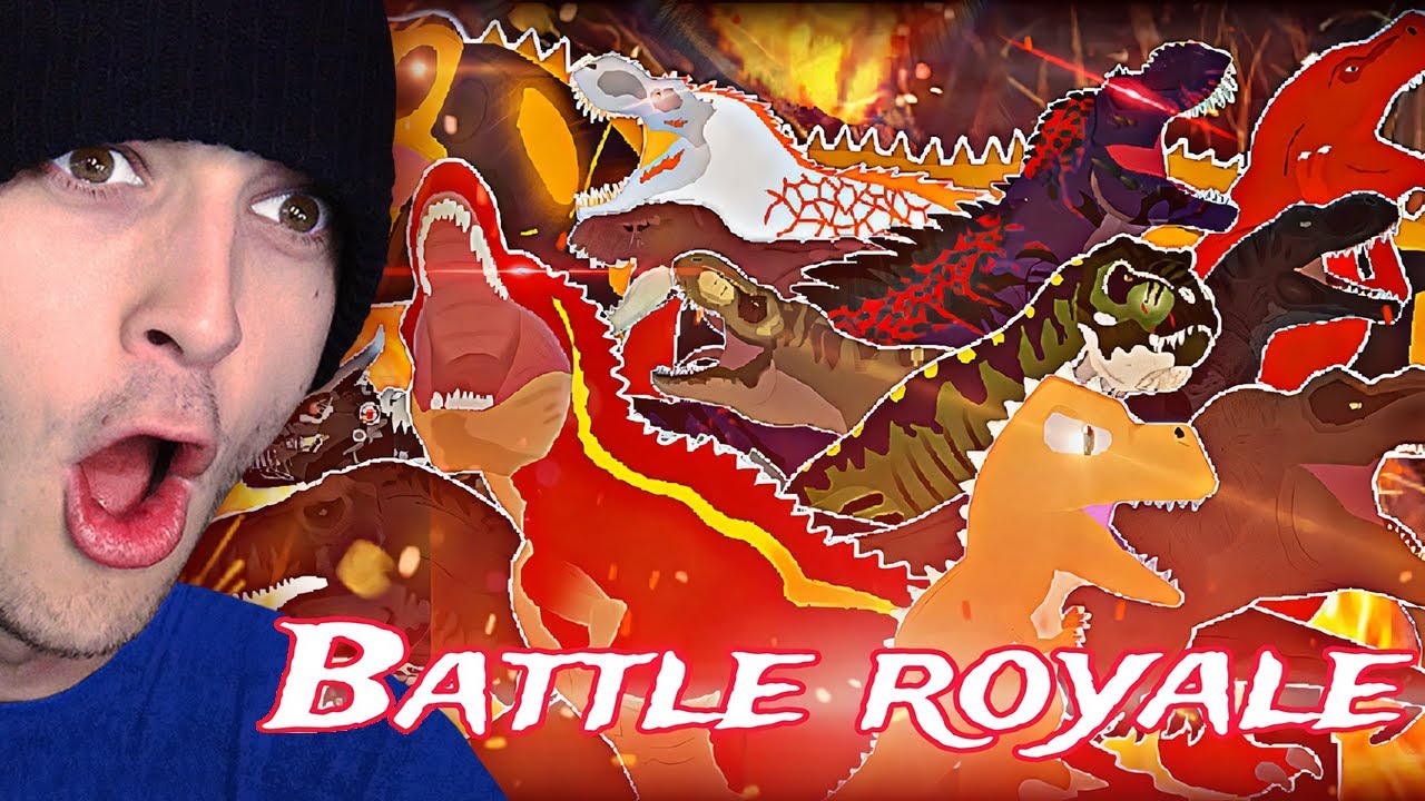 Reacting to T-REX BATTLE ROYALE!