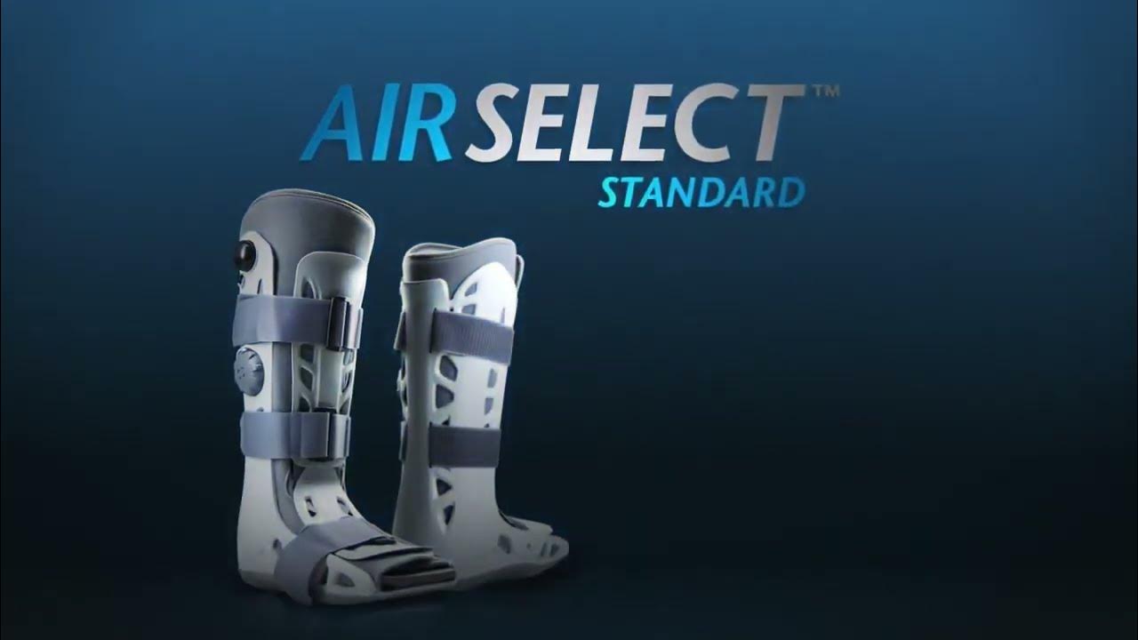 How to fit the AirSelect Standard Walking Boot 氣動式足踝護具 YouTube